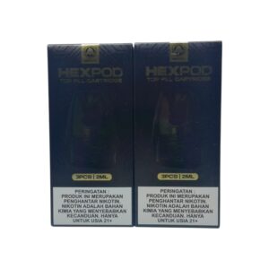 HEXPOD CARTRIDGE TOP FILL 1 PACK ISI 3 PCS